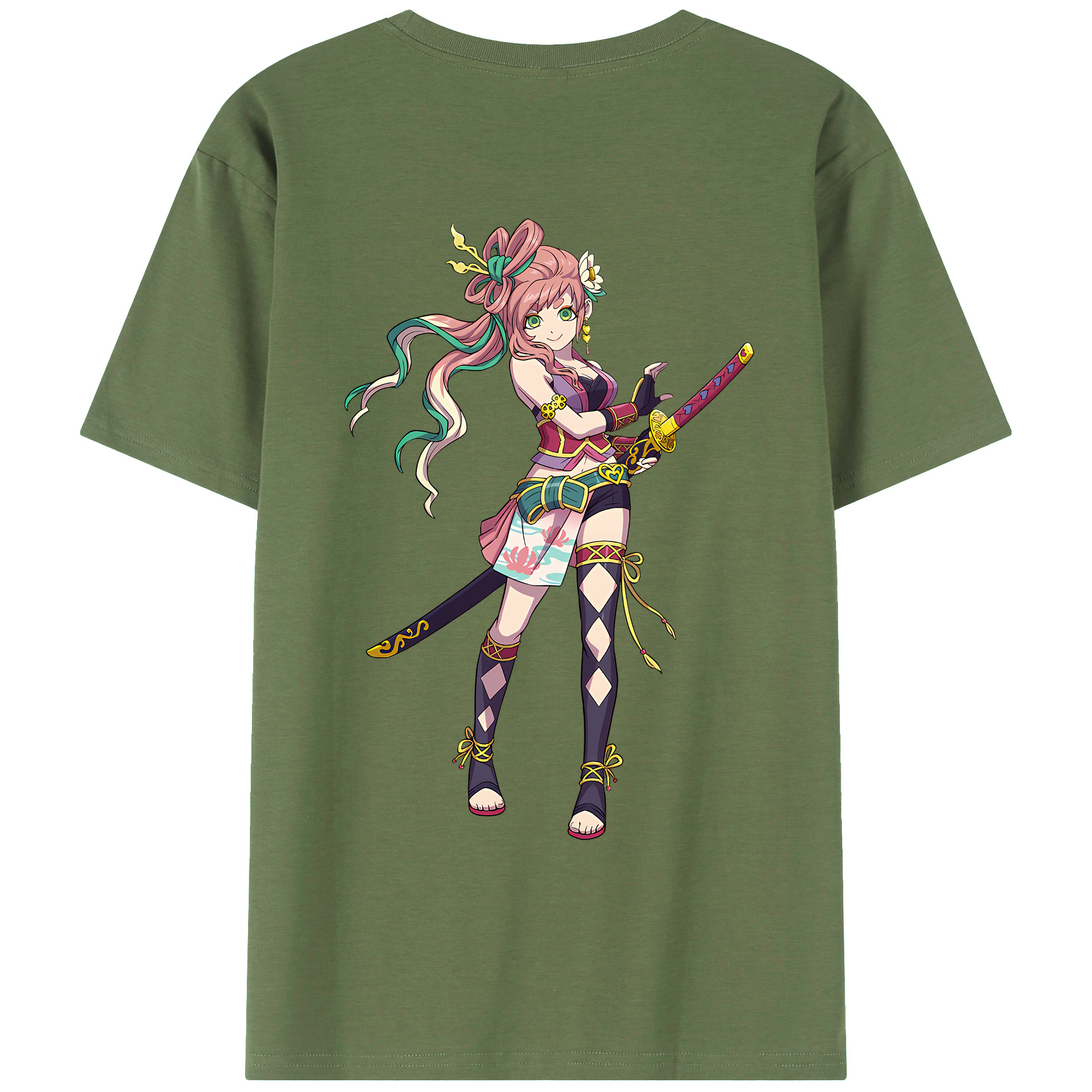 （画像用） 妖怪ウォッチ Yo-kai Watch 綿100％ メンズ半袖Tシャツ（バックプリント） 通気性